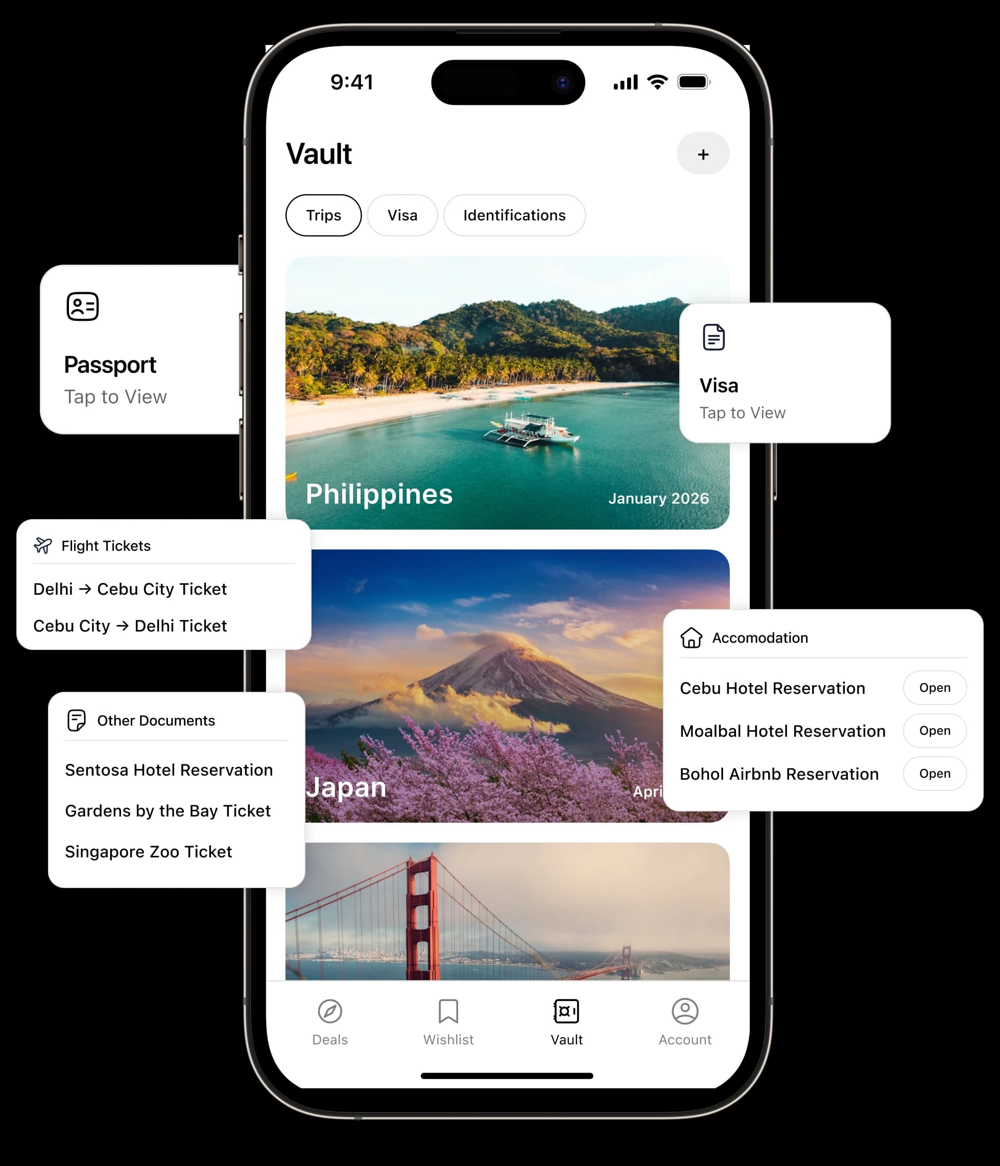 Vault app screenshot